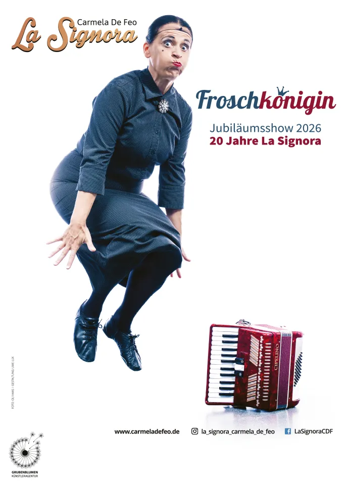 Carmela De Feo - Froschkönigin - Plakat DIN A3