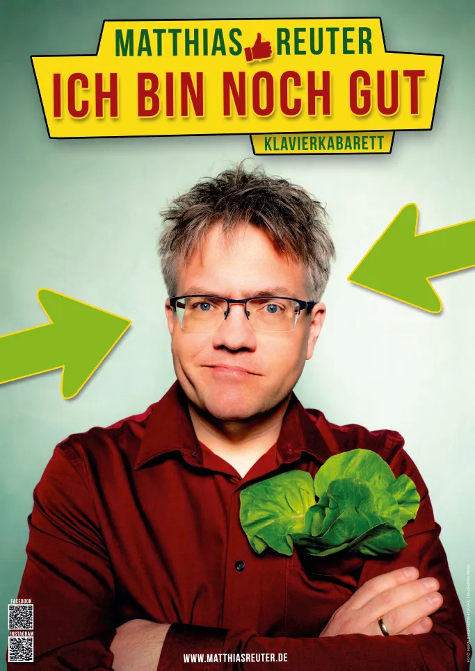Matthias Reuter - Ich bin noch gut - Plakat DIN A1