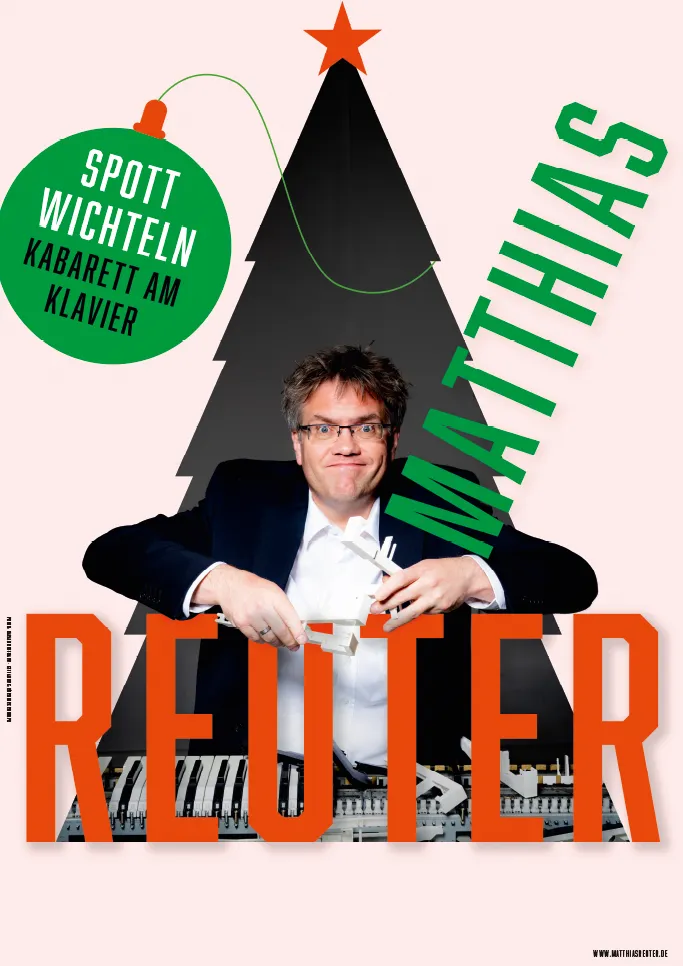Matthias Reuter - Spottwichteln - Plakat DIN A1
