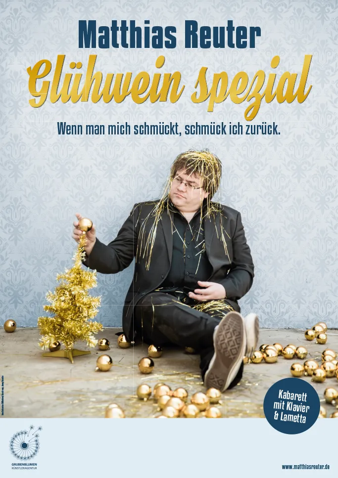 Matthias Reuter - Weihnachtsprogramm - Plakat DIN A1